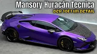 2025 Mansory Lamborghini Hurac&aacute;n Tecnica: Einzigartiges Tuning in Viola Pasifae!
