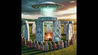 Stone henge magic ritual #stonehenge  #aiart #scifi