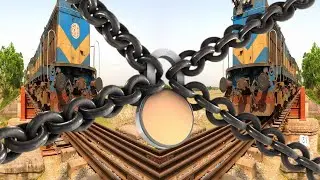 Railway surrounded by tight chains | train Simulator 2022 | Funny Vfx Space