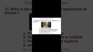 Test#12 ENVIRONMENTAL MANAGEMENT and PROTECTION | GENERAL INFORMATION - CIVIL SERVICE EXAM REVIEW