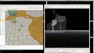 VREP+ROS+RVIZ vision sensor test