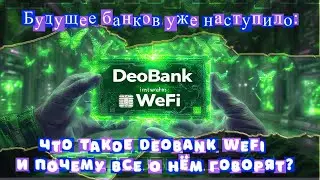 WeFi (Deobanking Platform) - Будущее банков уже наступило.