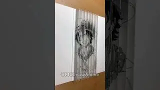 Draw Luffy, Ace, Sabo Folded Drawing One Piece #shorts #art #LUFFY #ACE #SABO #onepiece