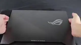 ROG Strix SCAR II GL504GS unboxing