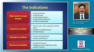 Lecture 6 Male Urethrography  Indications & Contraindications