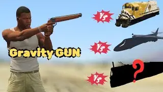 GTA 5's CRAZY Gravity Gun Takes on the World's Heaviest Vehicles