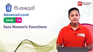 Unit 18 | Sass Numeric Functions | CSS | Advanced Level