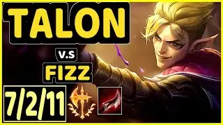 REDMERCY (TALON) vs FIZZ - 7/2/11 KDA MID GAMEPLAY - NA Ranked DIAMOND