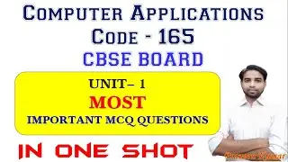 CBSE Class-10 (Computer Applications) #mostimportantquestions  #mcq  Questions | Free PDF |