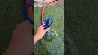 A little blue ball FLOODED my garden 💦