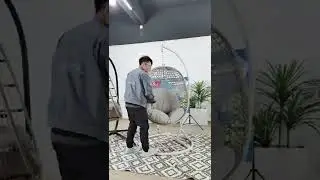 Outdoor Wicker Hanging Basket/户外编藤吊篮