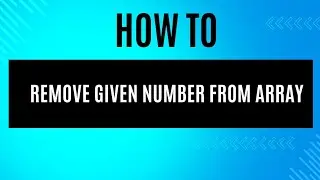 Java Array: Remove Specific Element | Step-by-Step Code Explanation