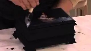 Dekupaj tekniği Ahşap Boyama teknikleri