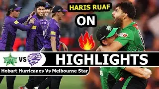 Hobart Hurricanes Vs Melbourne Stars BBL 42th Match Highlights 2026 Sami Final | HH VS MS