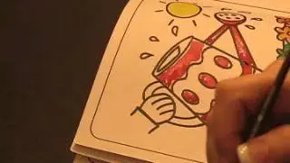 ASMR Drawing & Coloring - Coloring Book - Dutch Words - Gieter (Watering can)