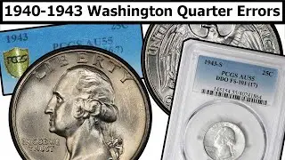 1940-1943 Washington Quarter Errors & Varieties Complete Guide - Values & Clear Explanation