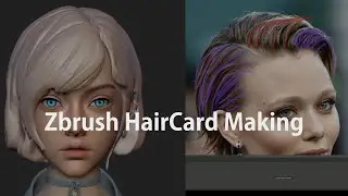 Zbrush HairCard Making 2부(20230903 수업)