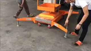 Aluminium alloy aerial lift platform