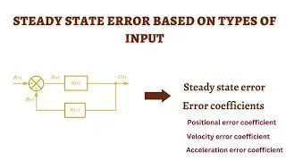 Determining Steady State error based on type of input