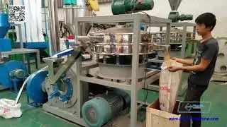 CE certified plastic LDPE pulverizer machine