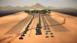 British Army With Long Range Missile GUNS Attack By 4,000,000 Mongols Soldiers - UEBS 2