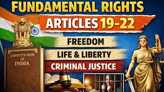 Articles 19&ndash;22 Explained in Detail | Fundamental Rights | Judiciary One-Shot