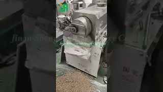 Puffed wheat bran making machine extruder.