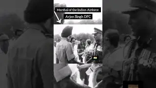 Marshal of Indian airforce arjan Singh #indianairforce #warhistory #airforce