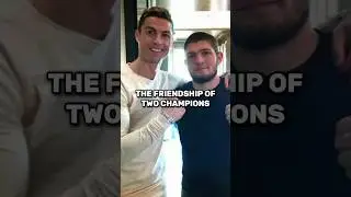 The story of Cristiano and Khabib's friendship #cristianoronaldo #khabib #cr7 #khabibnurmagomedov