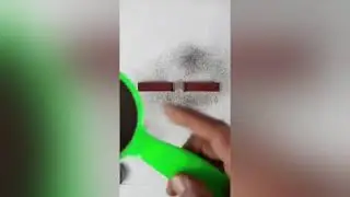 Repulsion between two bar magnets