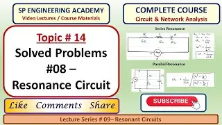 14 Solved Problems #08   Resonance Circuit