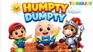 🥚🎵 Humpty Dumpty Song | Fun 3D Baby Rhyme 👶✨ Super Cute Cocomelon Style 💖🐣
