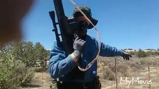My first airsoft video. Backyard airsoft