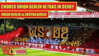 Tifo Union Berlin Ultras on Berlin Derby - Derby Sieger || Union Berlin vs Hertha Berlin (06.08.22)