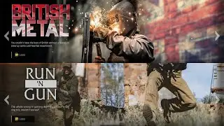 Call of Duty Modern Warfare/COD MW 19 Store Update - British Metal & Run N Gun