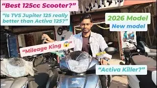 TVS Jupiter 125 Smart Connect 😱 Mileage, Features & Price | Best 125cc Scooter 2025? #tvsjupiter125