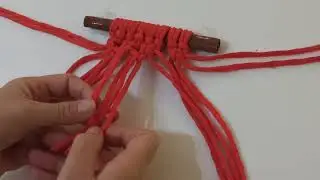 Macrame Decor on Cinnamon Roll