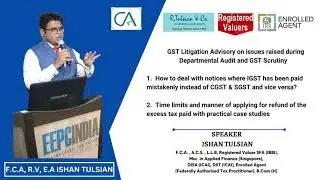 GST Litigation|IGST paid instead of CGST & SGST and vice versa|Refund of Tax |Replies to GST Notices