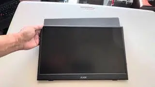 Распаковка портативного монитора MNN 15,6-дюймов FHD 1080P USB C HDMI Gaming Ultra Slim IPS Display