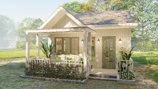 Gorgeous Tiny House Design 6 x 6 meters ( 36 Sqm ) ( 390 Sqft )