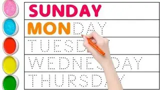 weekday names,सप्ताह के दिनों के नाम, रविवार सोमवार,Sunday Monday,Day's of the week@studycentre27