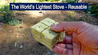 HOW TO MAKE REUSABLE SOLID FUEL for Backpack Camping Bushcraft Survival stove Rockwool Alcohol Fuel