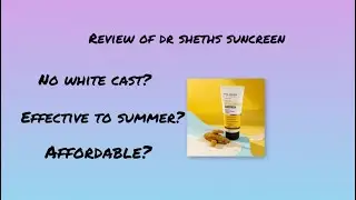 Dr sheths sunscreen honest review &hellip;.! Summer use full product#sunscreen