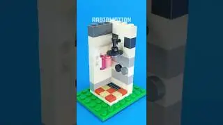 Tiny Oasis Unveiled: LEGO Mini Shower Bathroom Build! 🚿🛁 #lego #stopmotion #satisfying