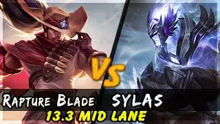 Rapture Blade - Yasuo vs Sylas MID Patch 13.3 - Yasuo Gameplay