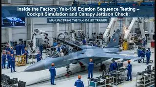 Inside the Factory: Yak-130 Ejection Sequence & Canopy Jettison Mechanism Simulation