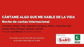 EM2020: C&aacute;ntame algo que me hable de la vida. Noche de cantos internacional