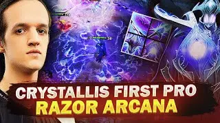 Crystallis NEW Razor Arcana FIRST Pro Gameplay Dota 2
