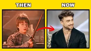 Harry Potter and the Philosopher's Stone - HARRY POTTER - Main Cast (2001) - Then And Now