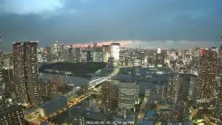 Tokyo Sunset 4K | Minato & Tsukiji City View Japan | Archive 2026-02-02